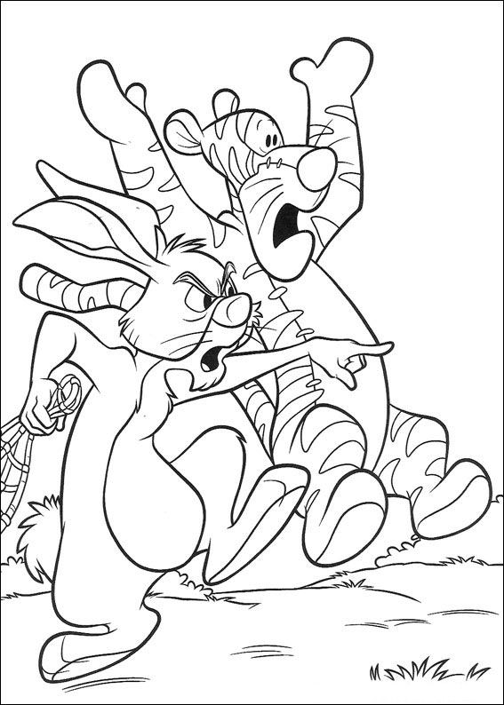 Kids-n-fun.com | 9 coloring pages of Winnie and Heffalump